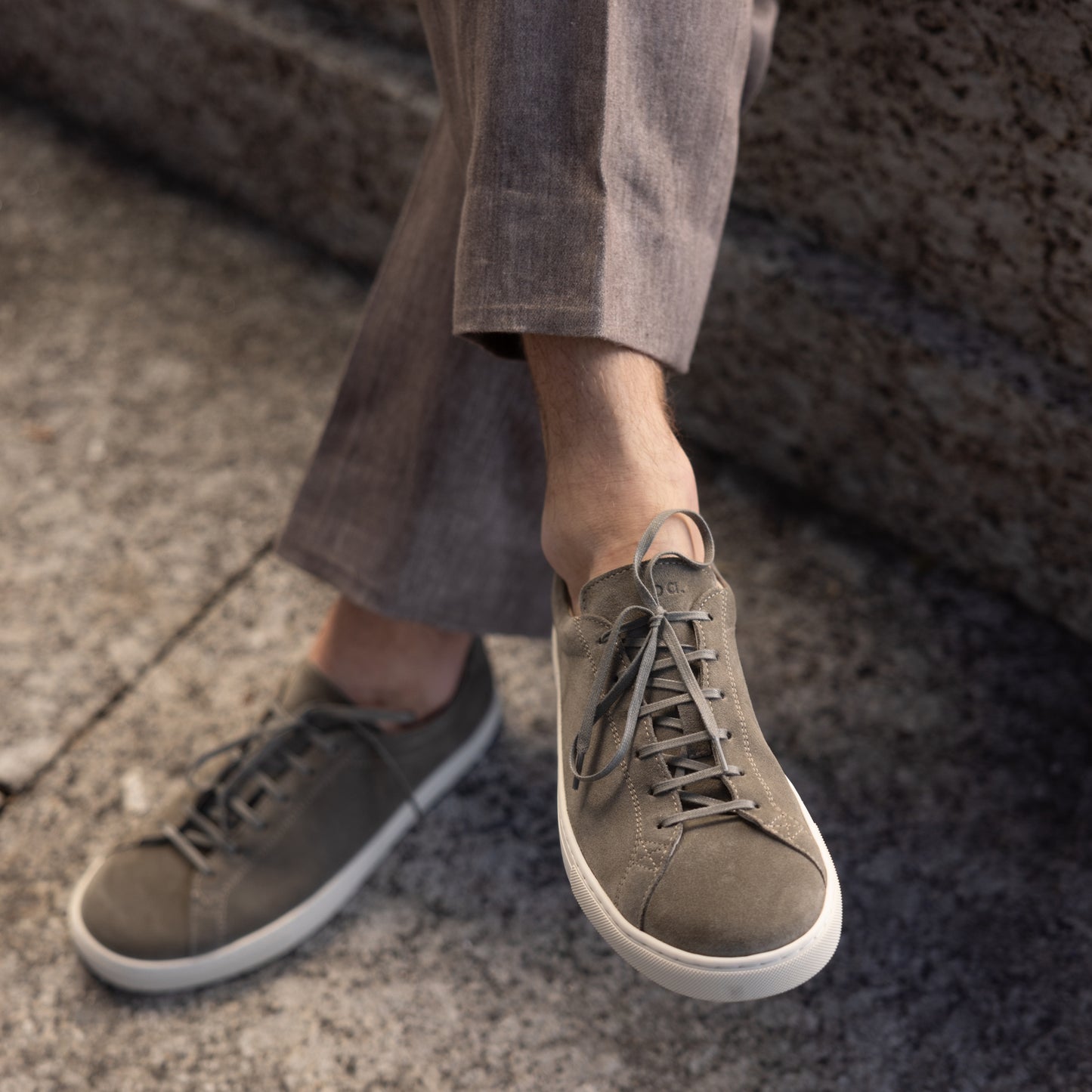 Sage Green Suede