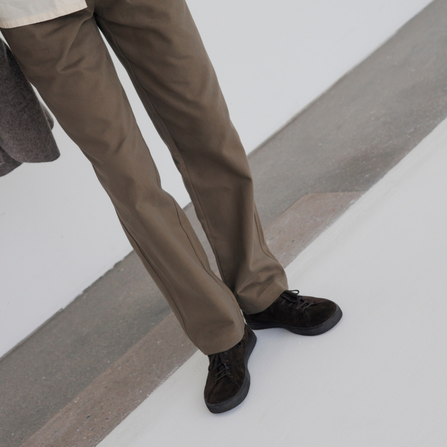 Dark Brown Suede